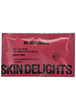 Увлажняющий крем-гель для тела Skin Delights Cherry Bomb Mr.SCRUBBER, 10 мл